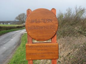 Greenwich Meridian Marker; England; East Sussex; Cooksbridge